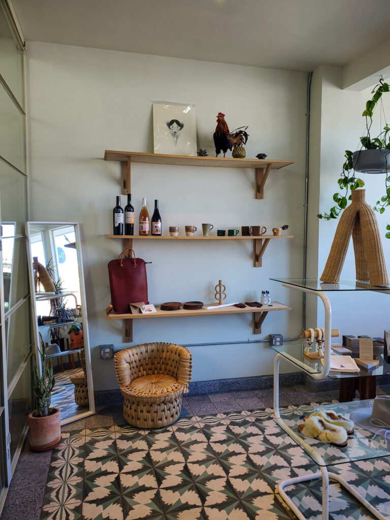 Decor store located inside Tal Palo in Los Altos